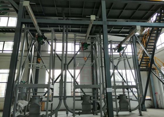 12T/H SS304 Bulk Bag Discharger With Electric Hoist Lifting System