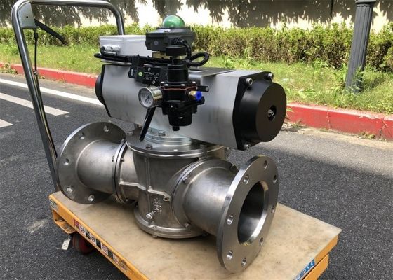 Swing Plate Type 90° 40" Q235 Manual Diverter Valve