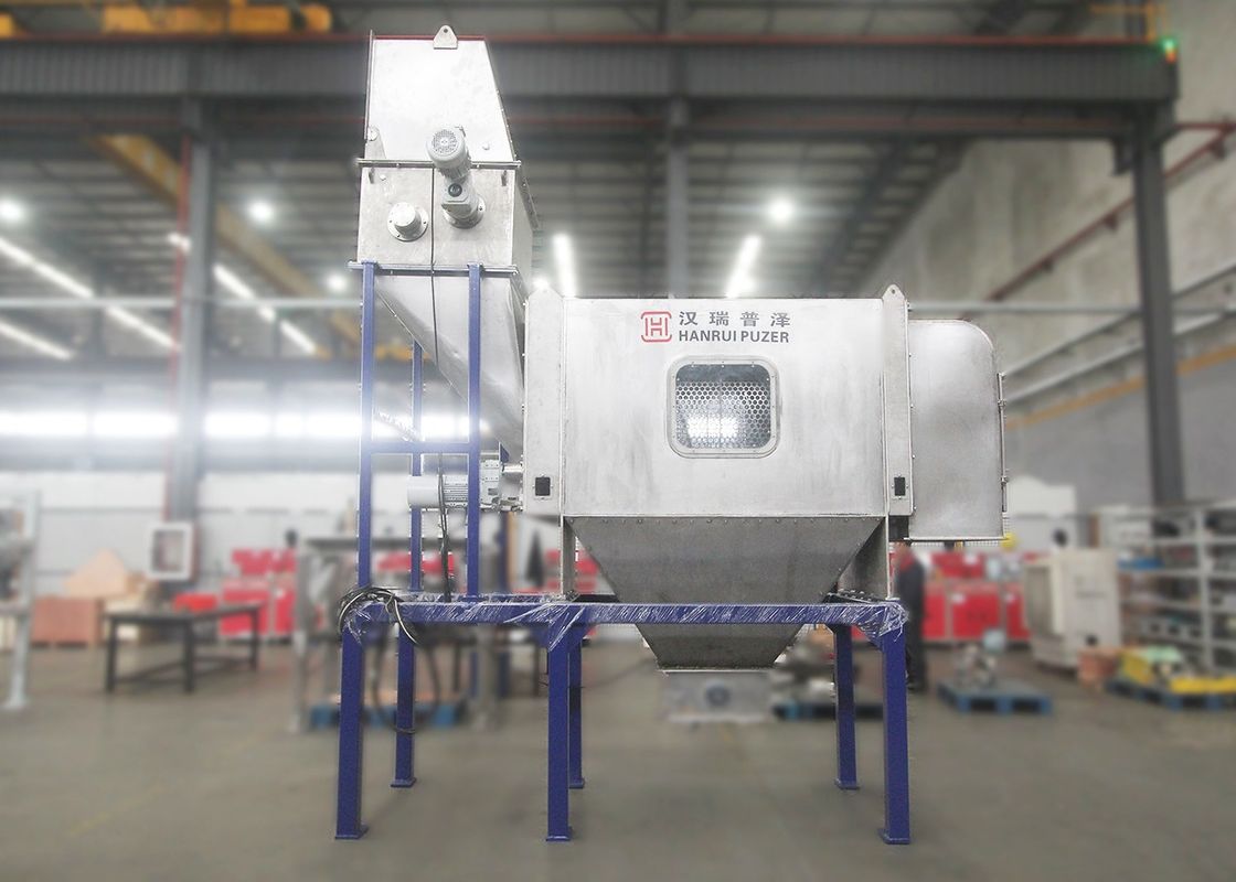 ISO 9001 50kg Bag Emptying System With Waste Bag Conveyor